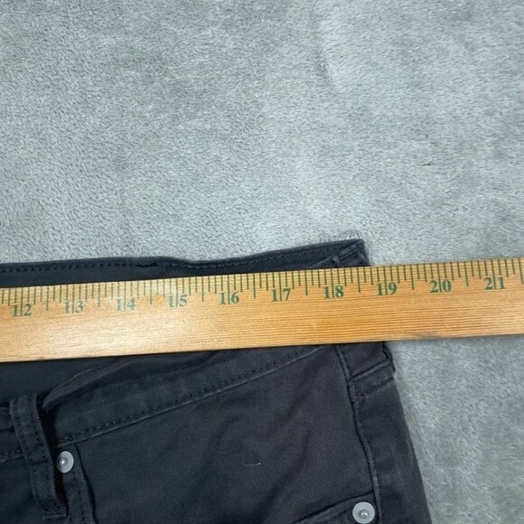 Levis 514 Mens Pants W38 L29 Straight Fit Stretch Black a0533 - Picture 4 of 8